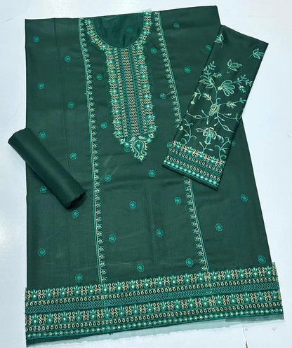 2 Pcs Women's Unstitched Printed Suit