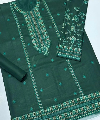 2 Pcs Women's Unstitched Printed Suit