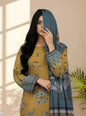 3 Pcs Women's Unstitched Printed Suit
