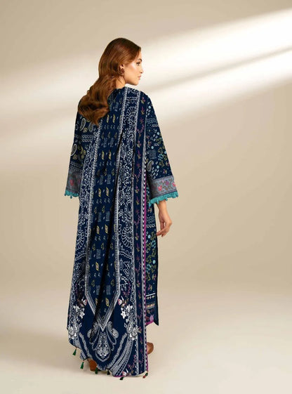 3 Pcs Women's Unstitched Printed Suit