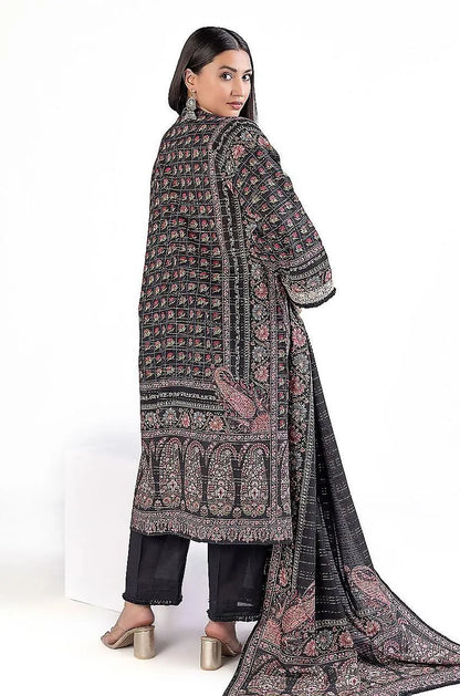 3 Pcs Women's Unstitched Printed Suit